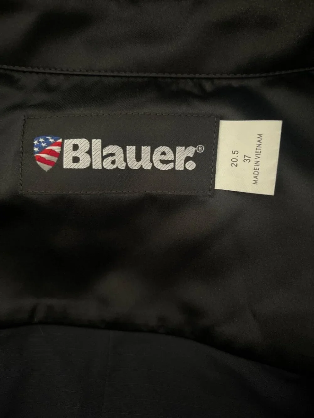 NWT Blauer FLEXRS LS Supershirt Mens 20.5/37 Dark Navy 8671 - Picture 6 of 10